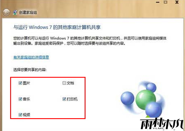 选择要共享的内容 选择要共享的内容