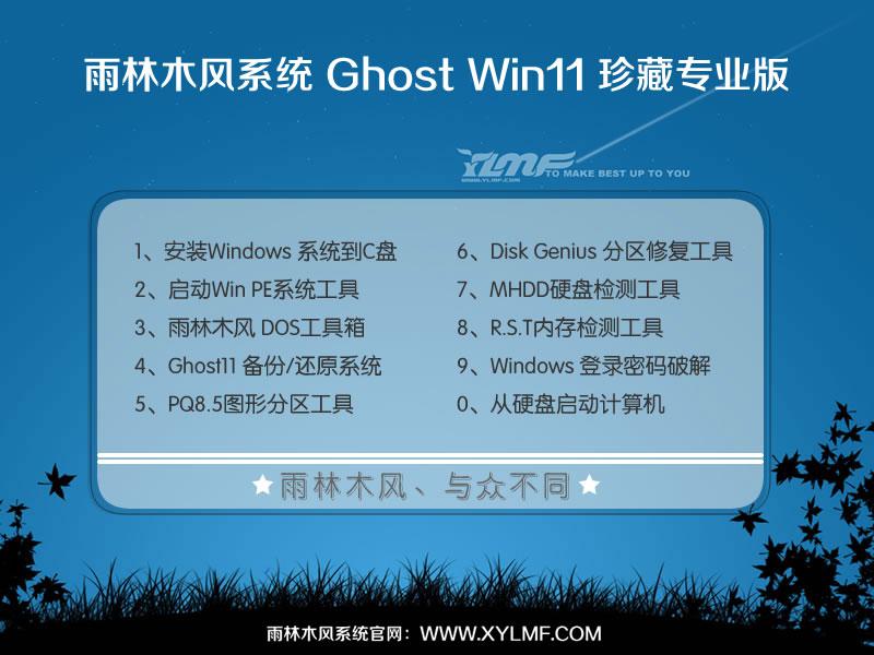 雨林木风Ghost Win11 21h2 64位办公装机版（22000.258）