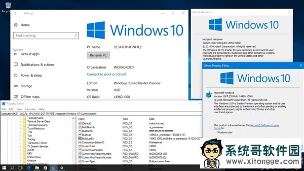 Windows 10°14960ع⣺