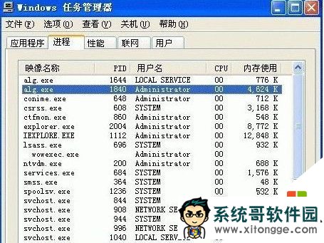xp下alg.exe进程是病毒吗,图1 xp下alg.exe进程是病毒吗,图1